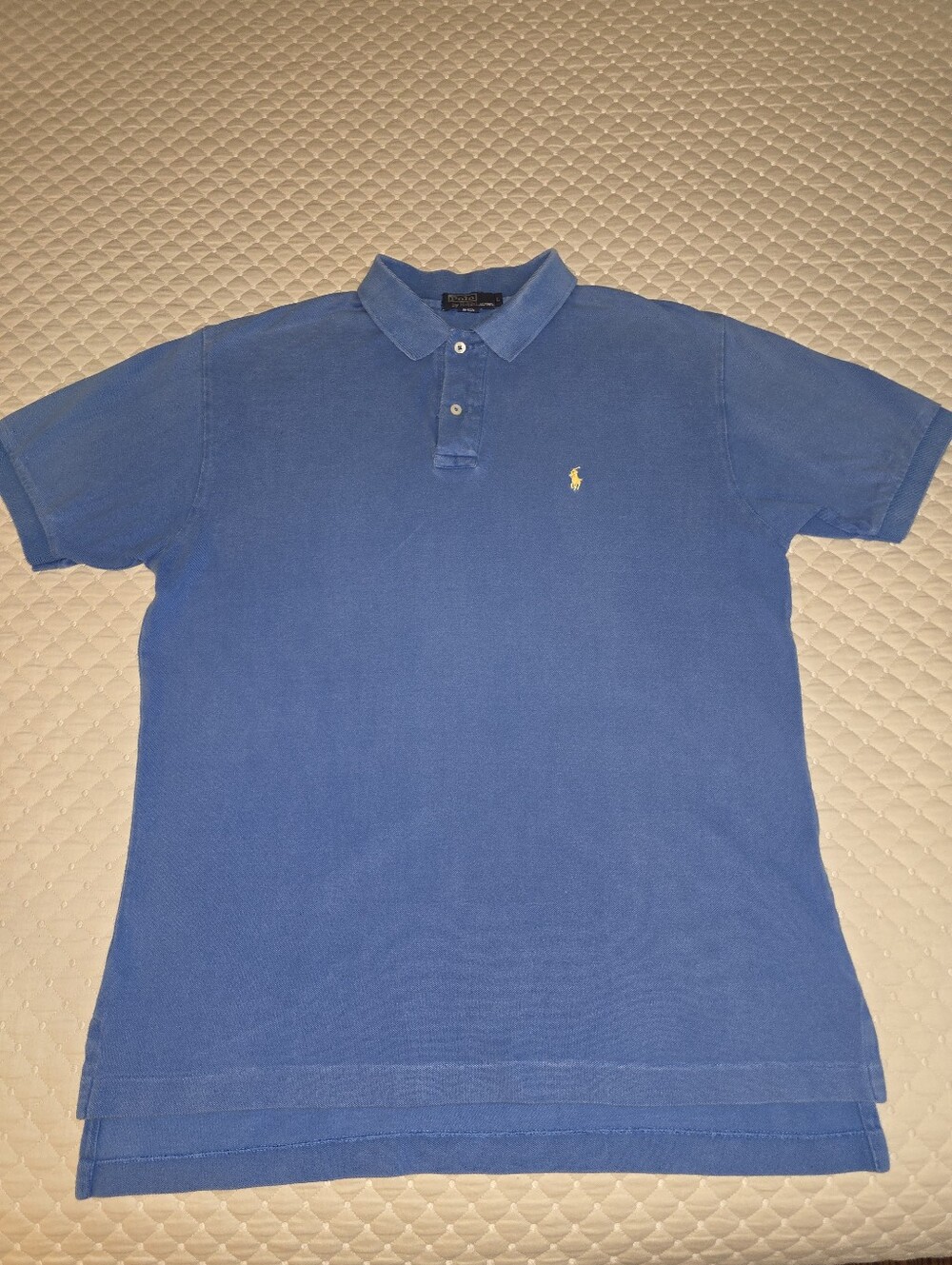 Lg - Ralph Lauren Men’s Royal Blue w/Yellow Pony Logo. (GOOD CONDITION)